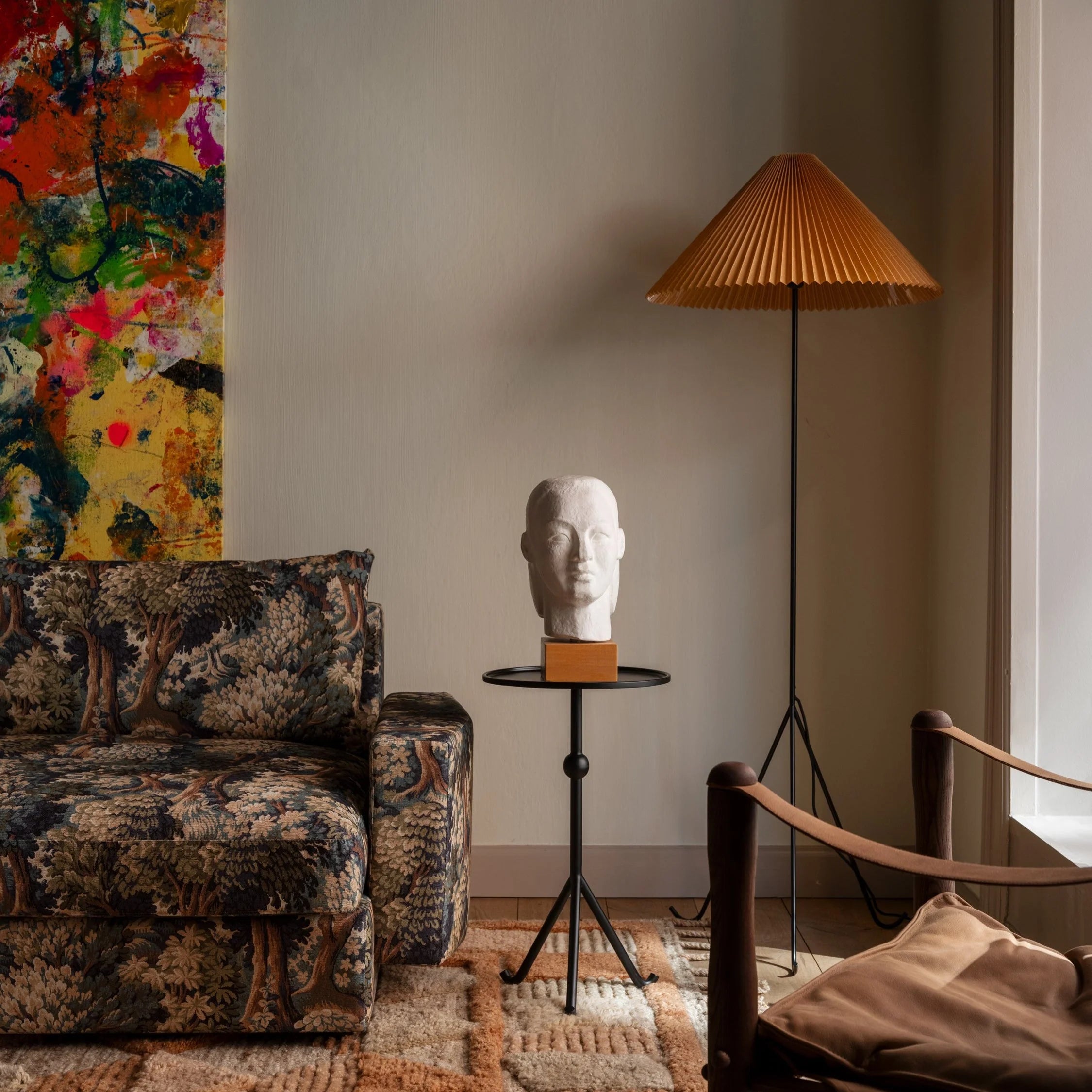 Dusty Deco Geraldine vloerlamp in woonkamer