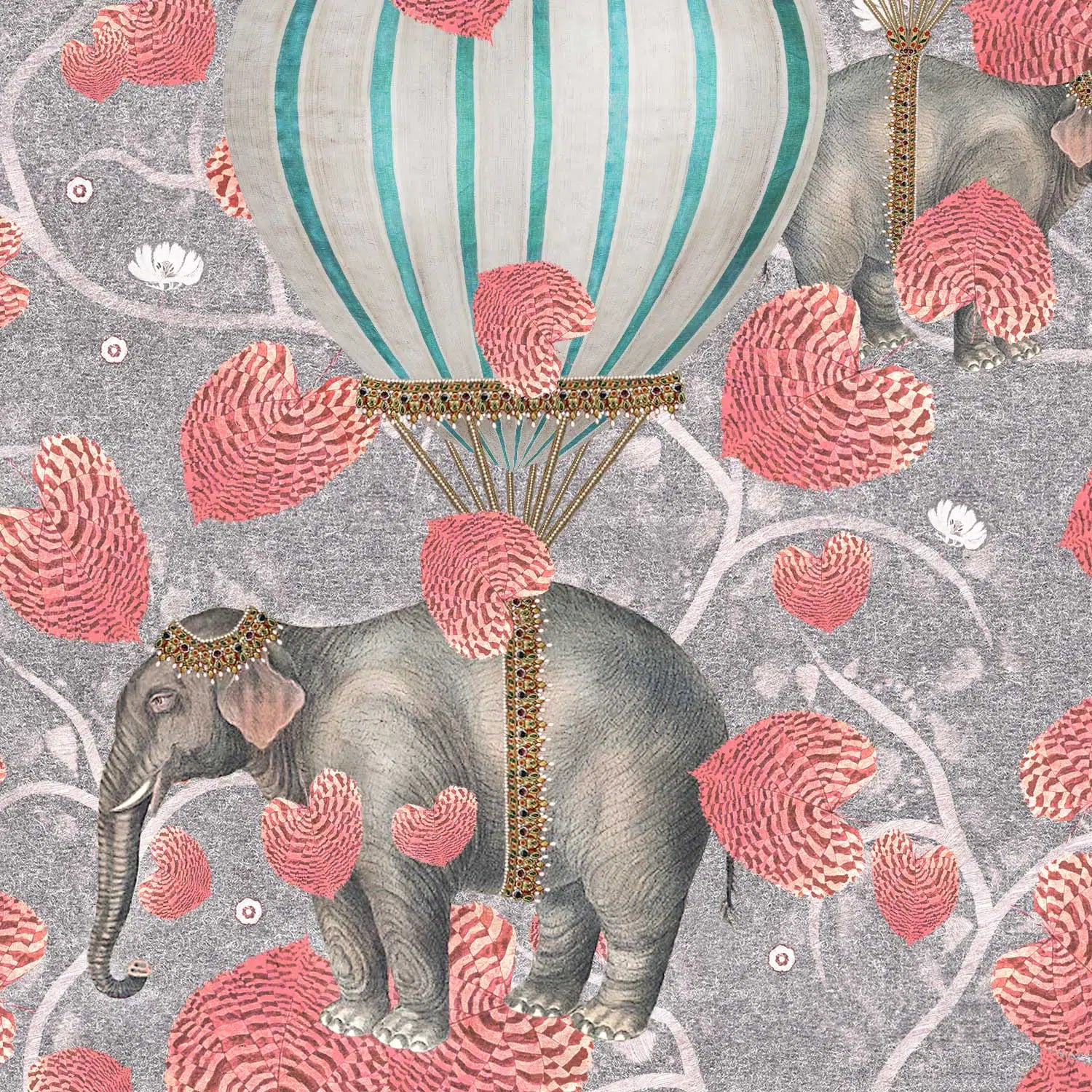 Jennifer Shorto behang Elephant jungle