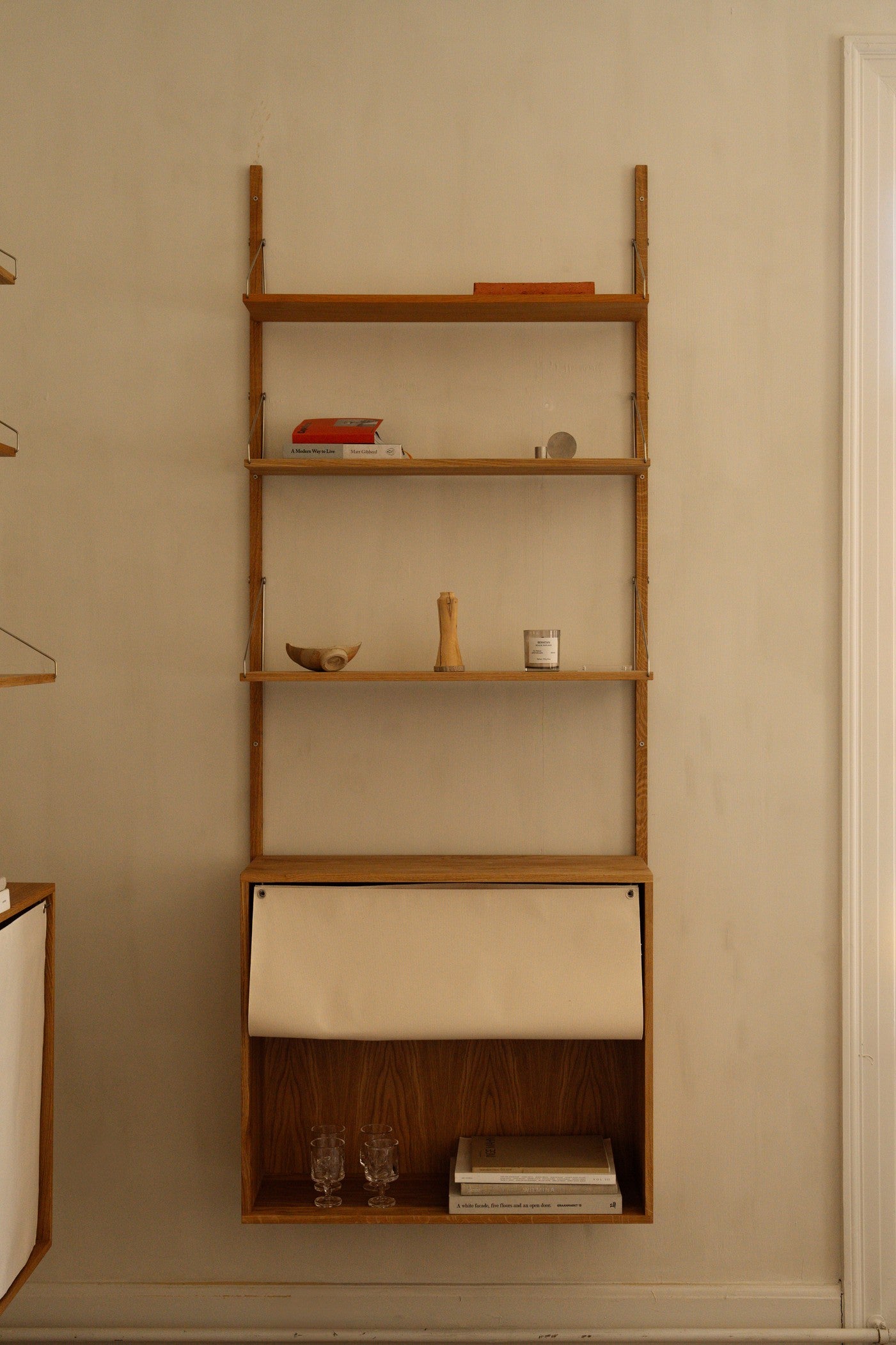 Frama Shelf Library medium cabinet section
