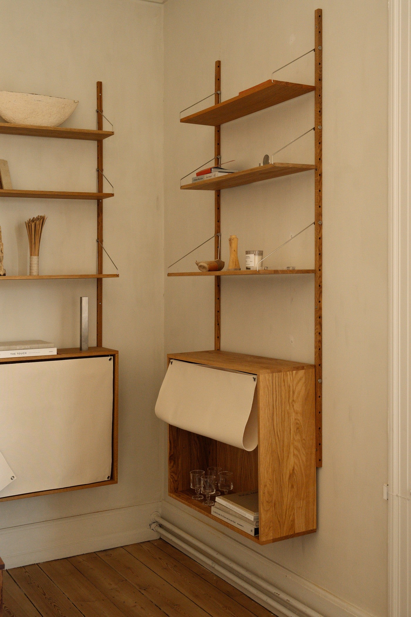 Frama Shelf Library medium cabinet section