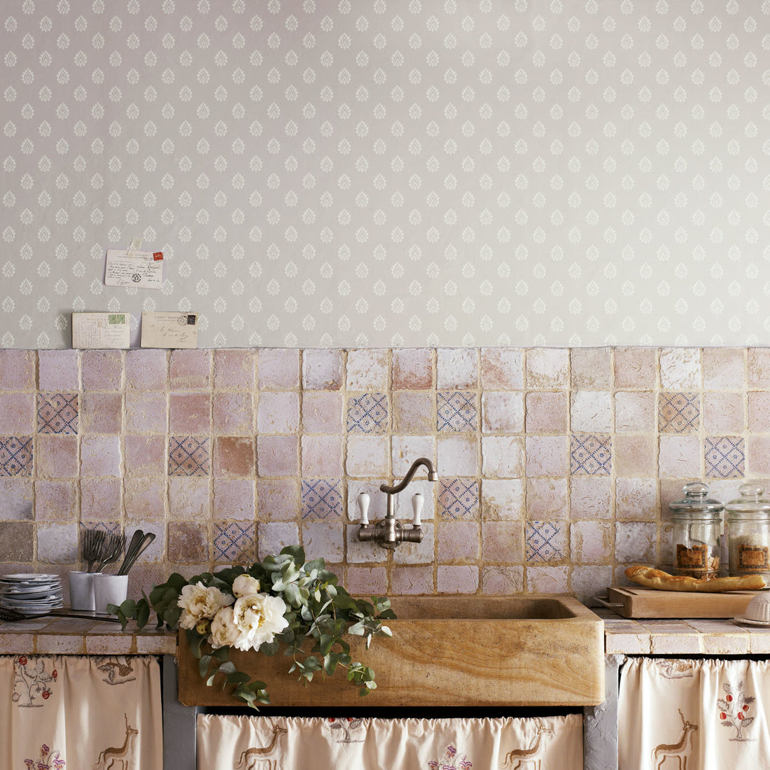Sanderson Florrie Wedgwood 214058 keuken