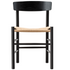 Fredericia J39 Mogensen chair Black