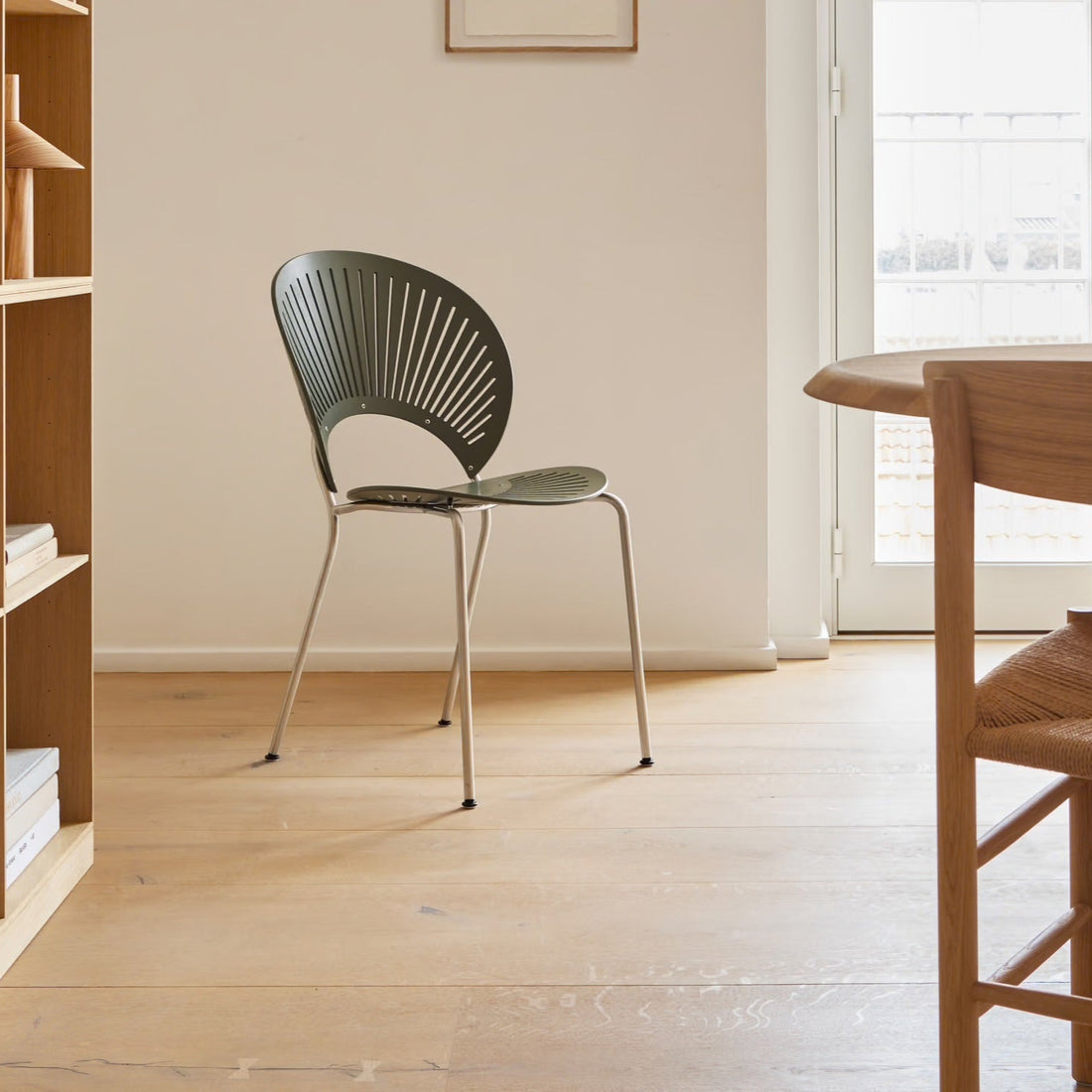 Fredericia Trinidad Model 3398 By Nanna Ditzel Beech Khaki Green 