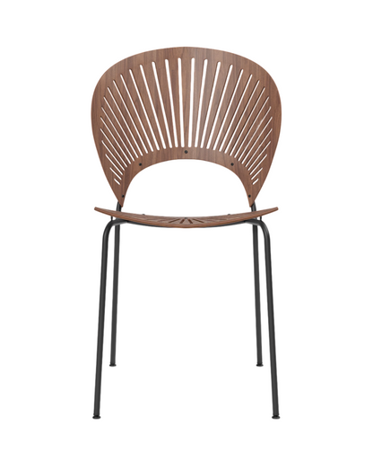 Fredericia Trinidad model 3398 Walnut Lacquer Smooth Black