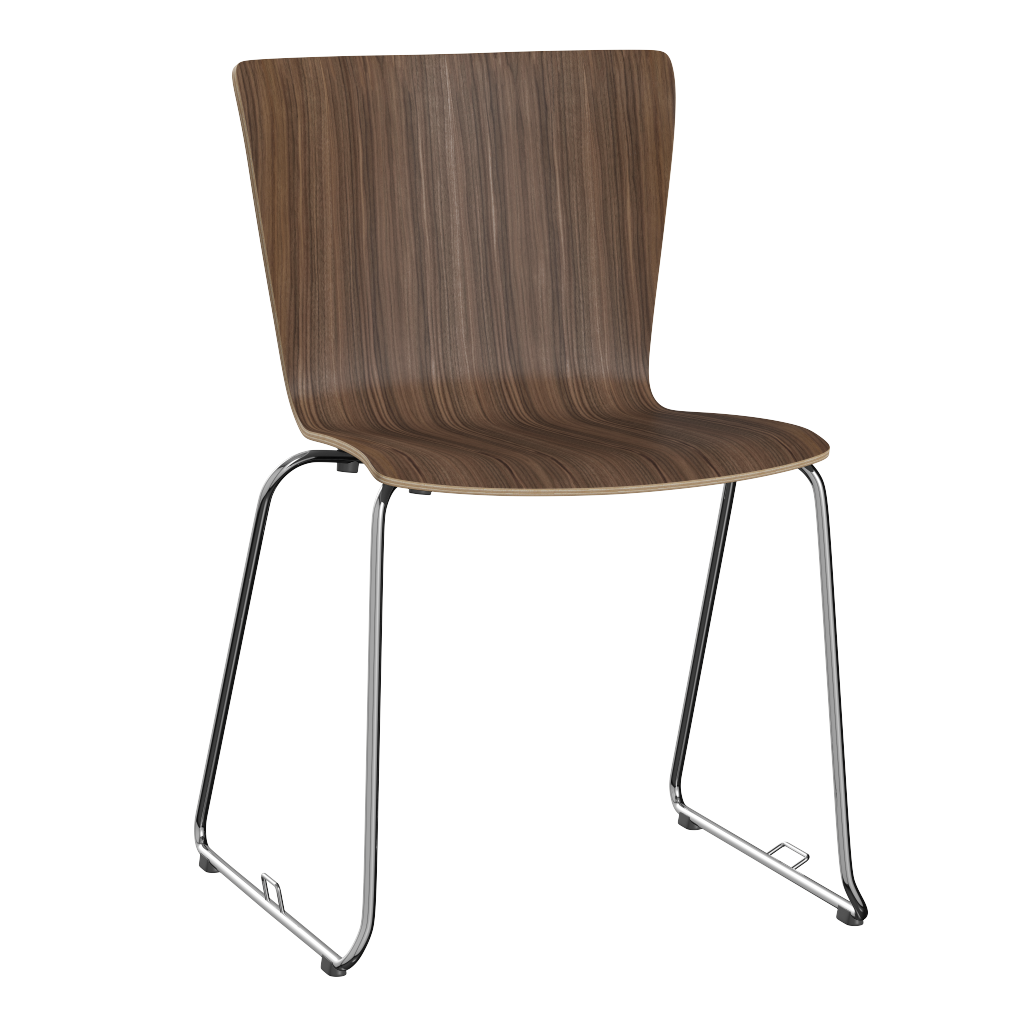 Fritz Hansen Vico Duo chair waloot fineer 
