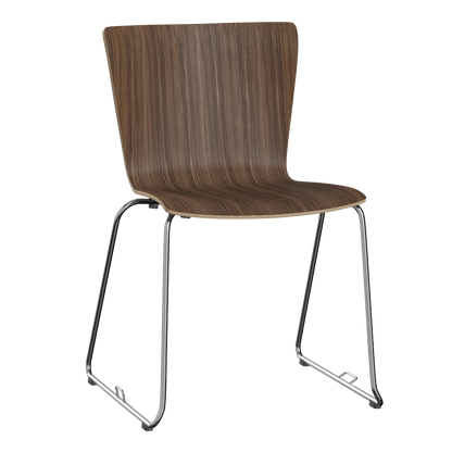 Fritz Hansen Vico Duo chair waloot fineer 