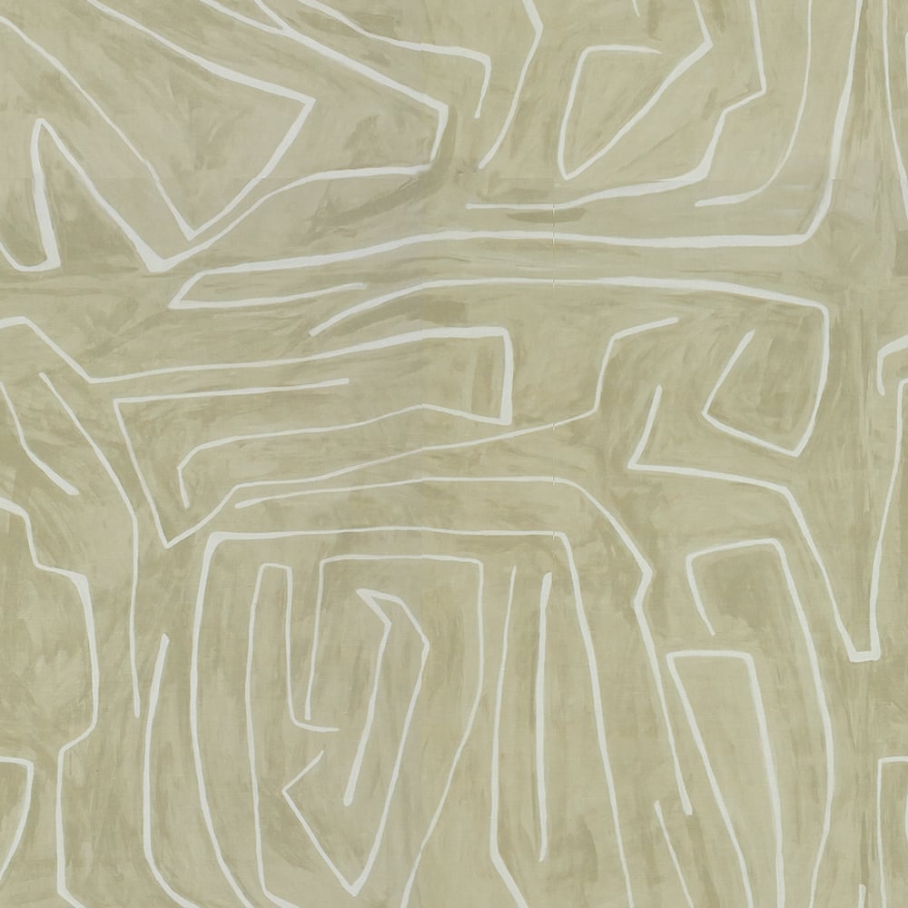 Kelly Wearstler stof Graffito Beige/Ivory 