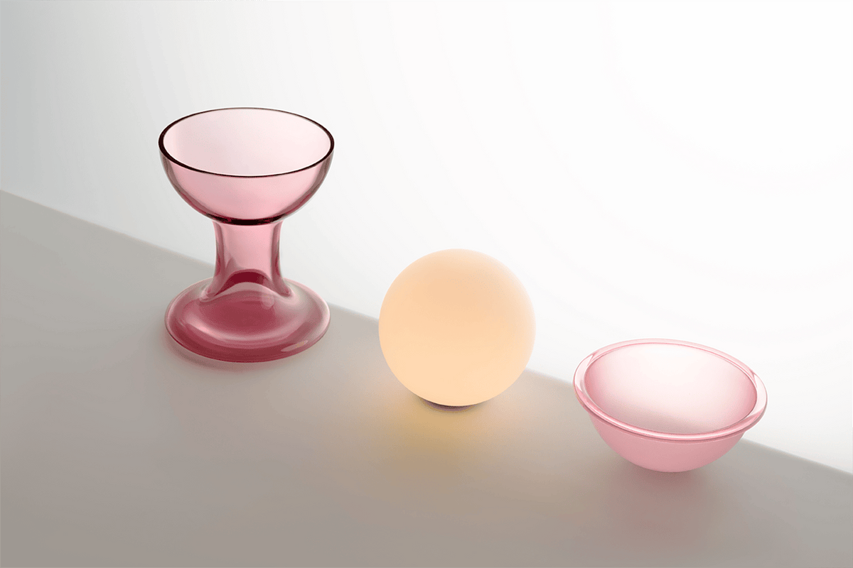 Established &amp; Sons Gelato Rose componenten, witte achtergrond