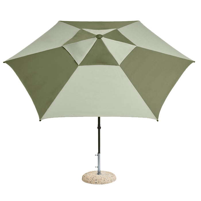 Hay Terrazza Parasol Hexagon Green-Deep Green