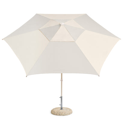 Hay Terrazza Parasol Hexagon Off White Grey
