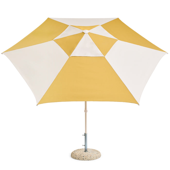 Hay Terrazza Parasol Hexagon Off-White Ochre