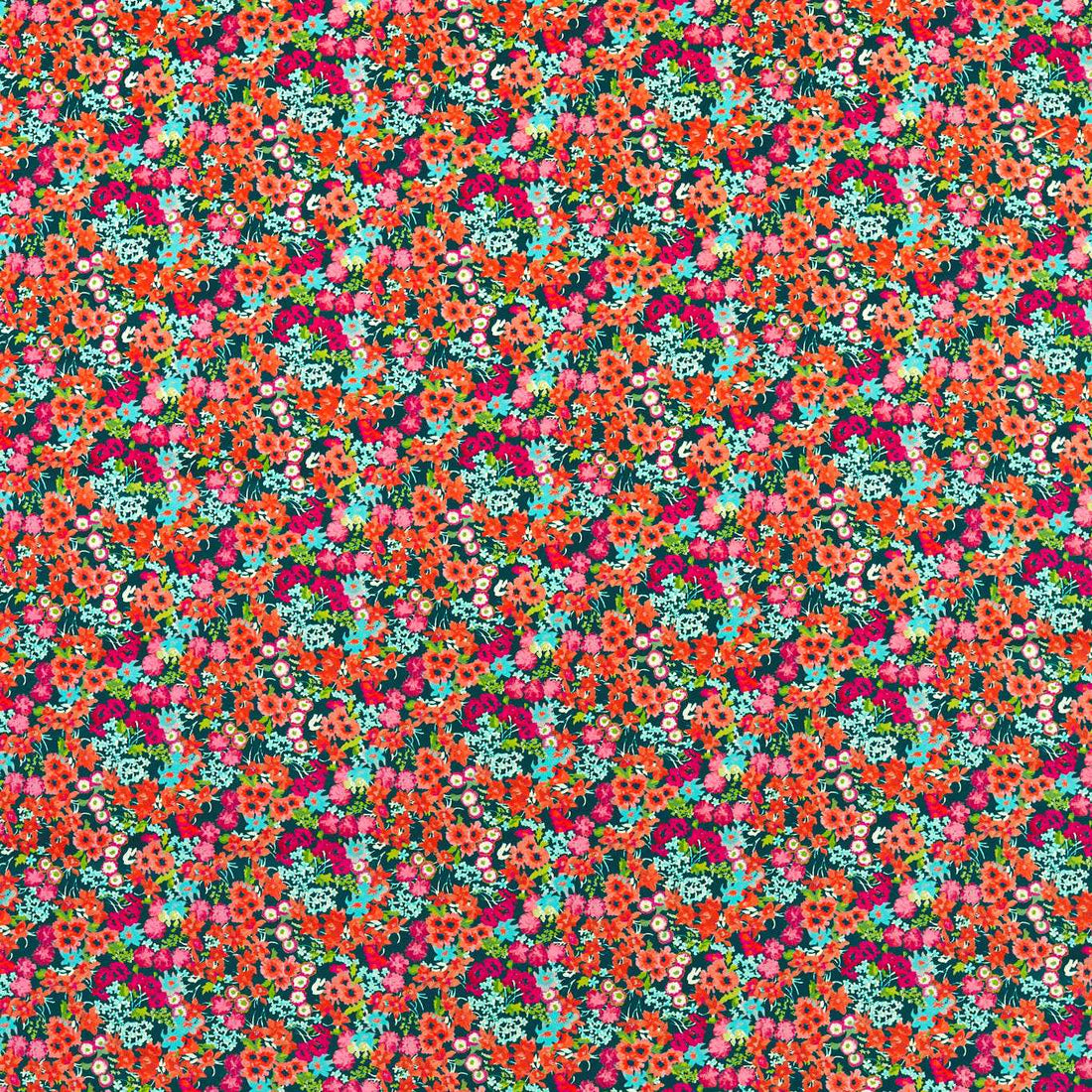 Harlequin stof Wildflower Meadow Carnelian/Aquamarine/Peridot 121184