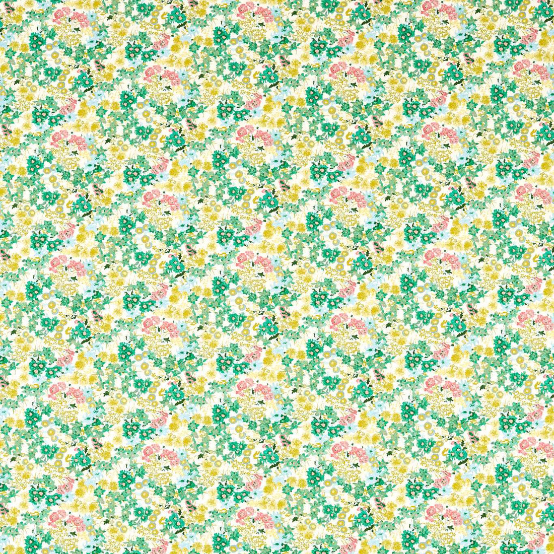 Harlequin stof Wildflower Meadow Rose/Emerald/Peridot 121185