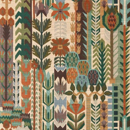 Harlequin behang Kuparr - Evergreen/Terracotta HFUP113356