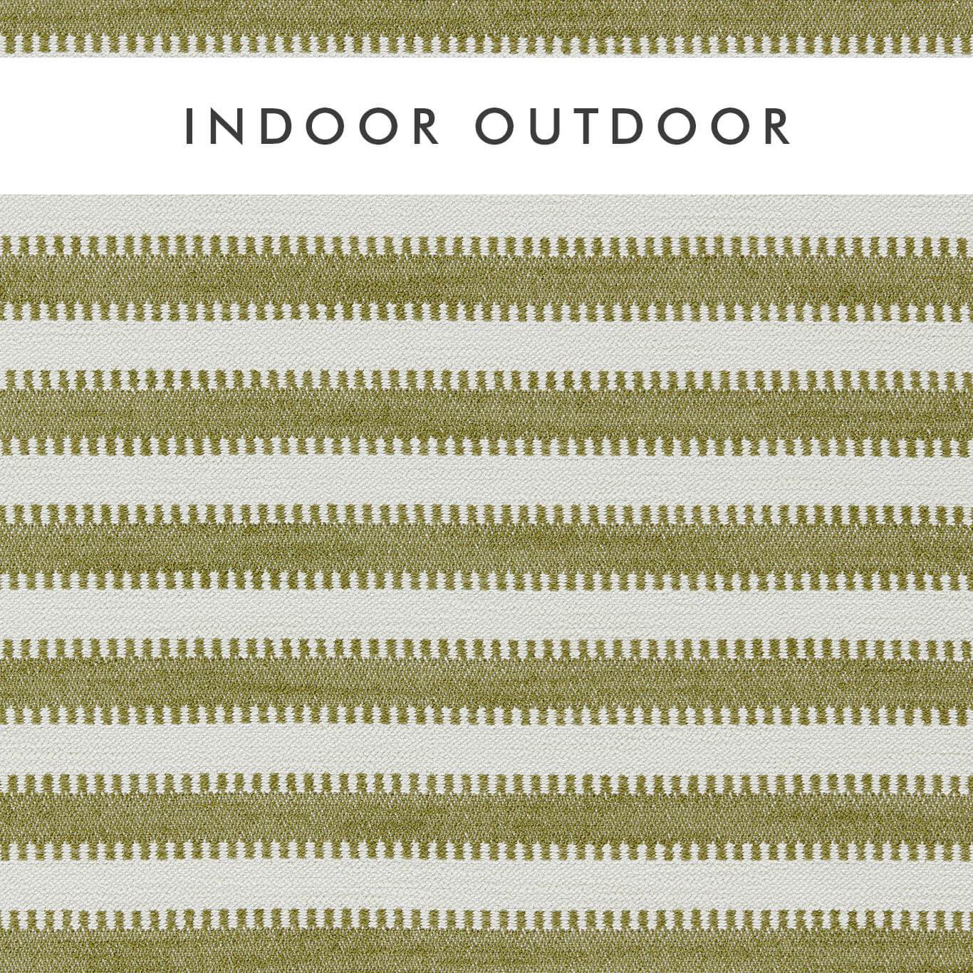 Harlequin indoor outdoor stof Ocala Stripe in de kleur Grass/Chalk 134523