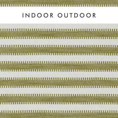 Harlequin indoor outdoor stof Ocala Stripe in de kleur Grass/Chalk 134523