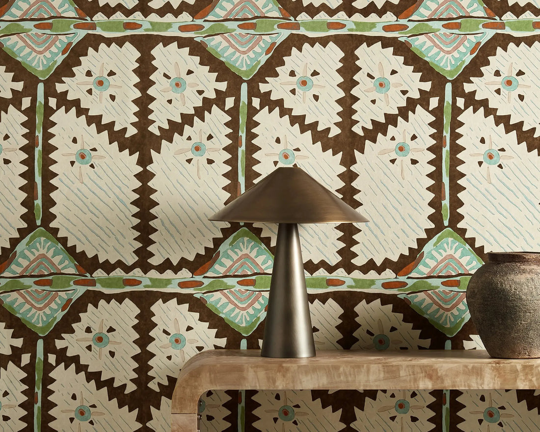 Harlequin behang Brocha Beechwood/Lagoon HFUP113361