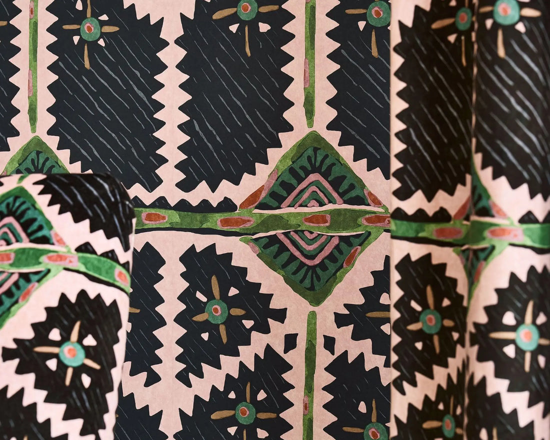 Harlequin behang Brocha Blush/Charcoal HFUP113362