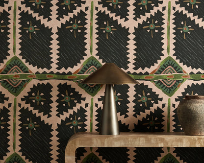 Harlequin behang Brocha Blush/Charcoal HFUP113362