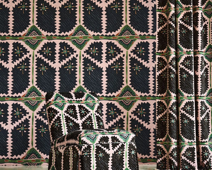 Harlequin behang Brocha Blush/Charcoal HFUP113362