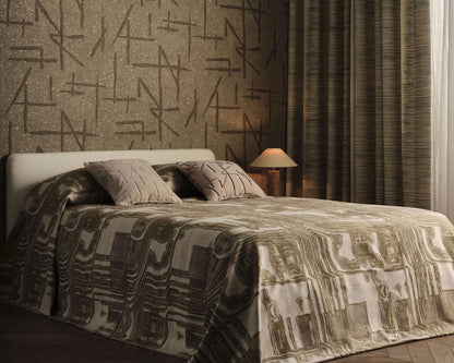 Harlequin behang Dolmens Sandstone/Gold HDMW113330