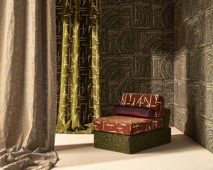 Harlequin behang Frescoes Charcoal/Chalk/Limestone HDMW113291