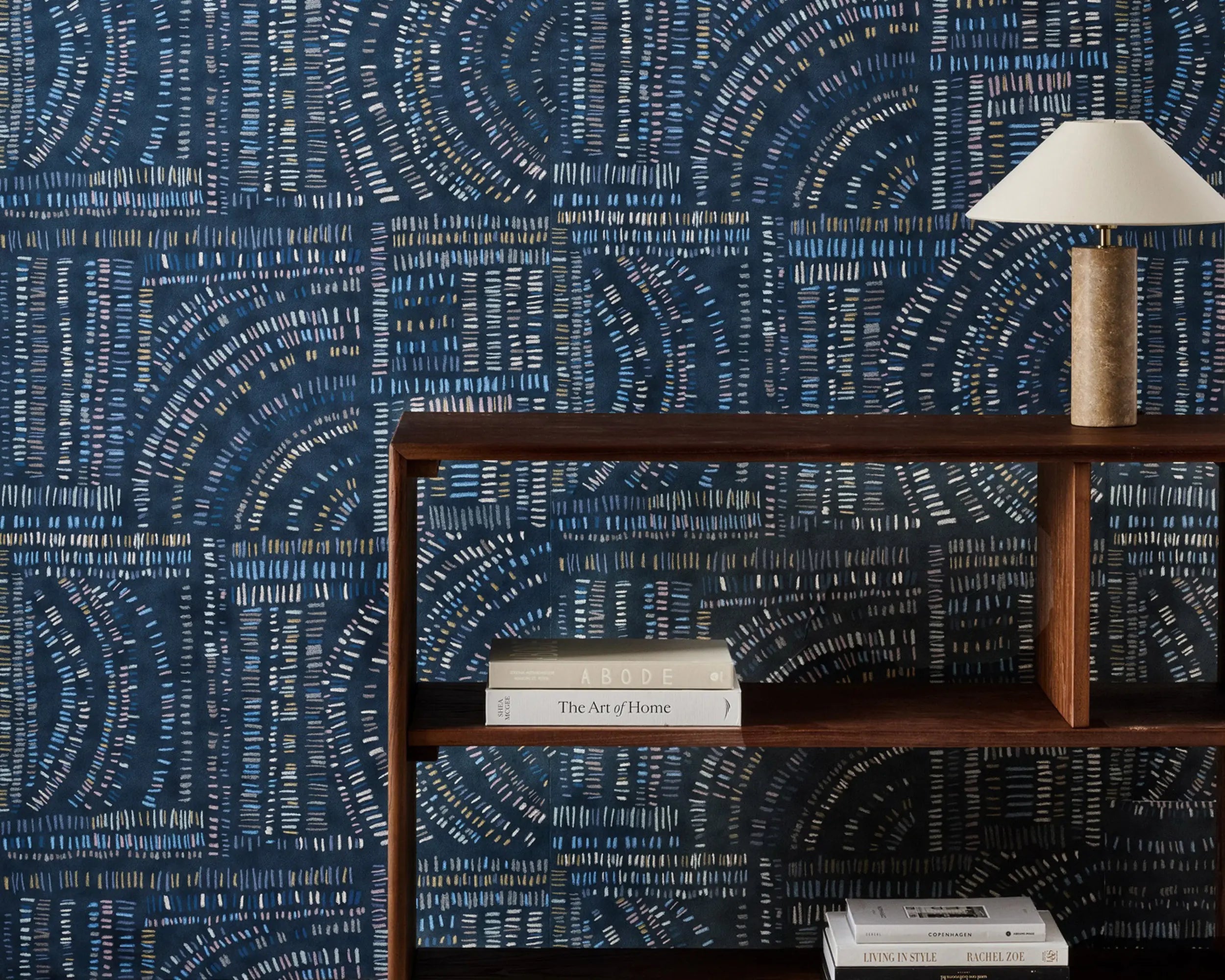 Harlequin behang Frescoes Sapphire/Kyanite/Quartz HDMW113295