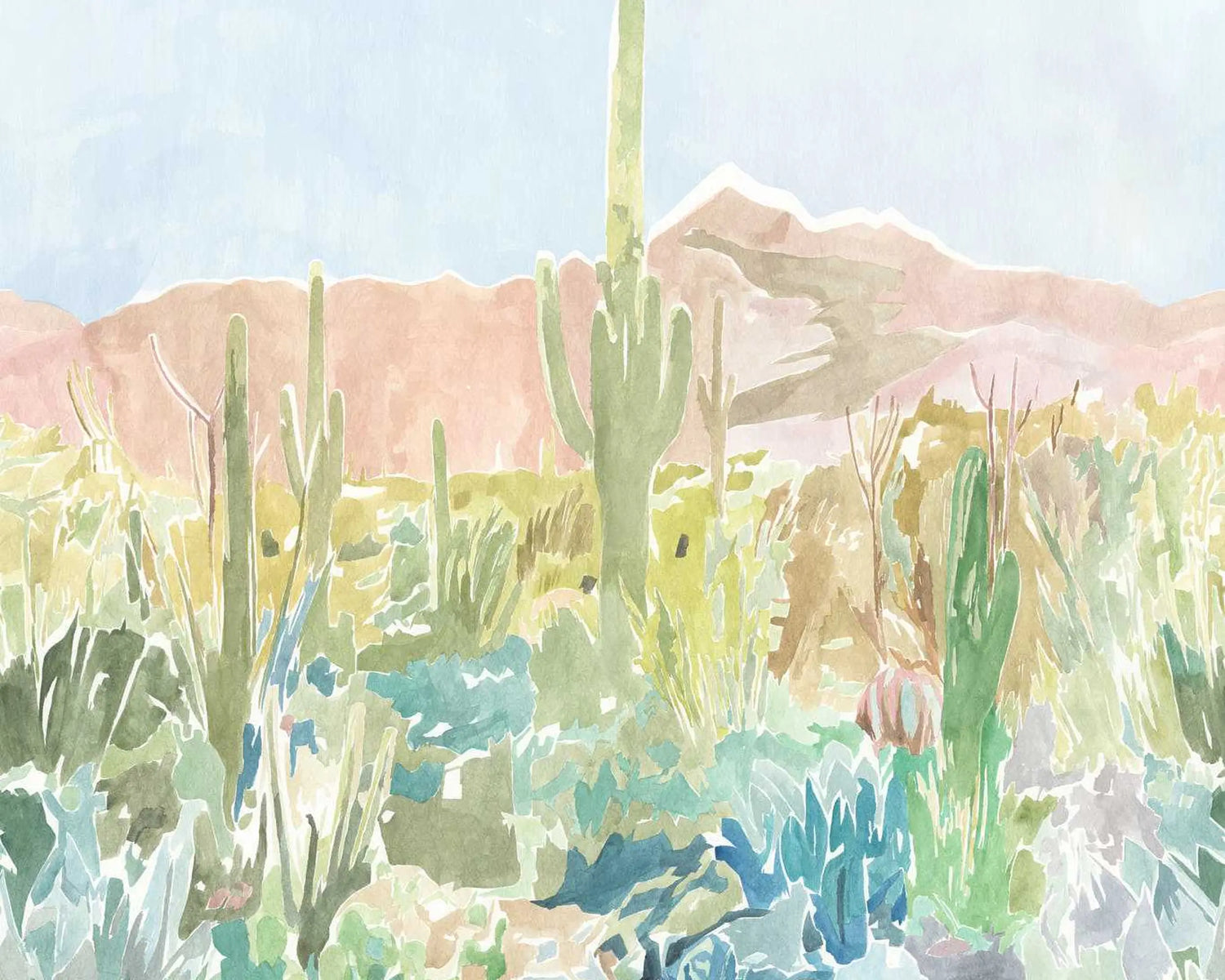 Harlequin behang Saltillo Grounded/Succulent/Haze HFUP113369