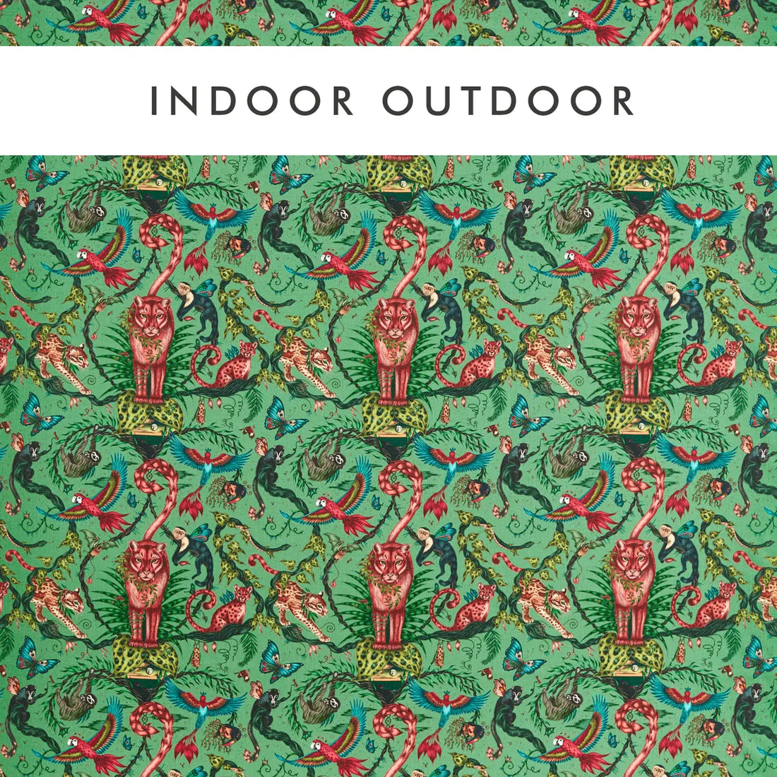 Harlequin in-outdoorstof Bosque Dreams Aquamarine CCF0865-01