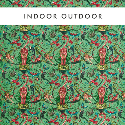 Harlequin in-outdoorstof Bosque Dreams Aquamarine CCF0865-01