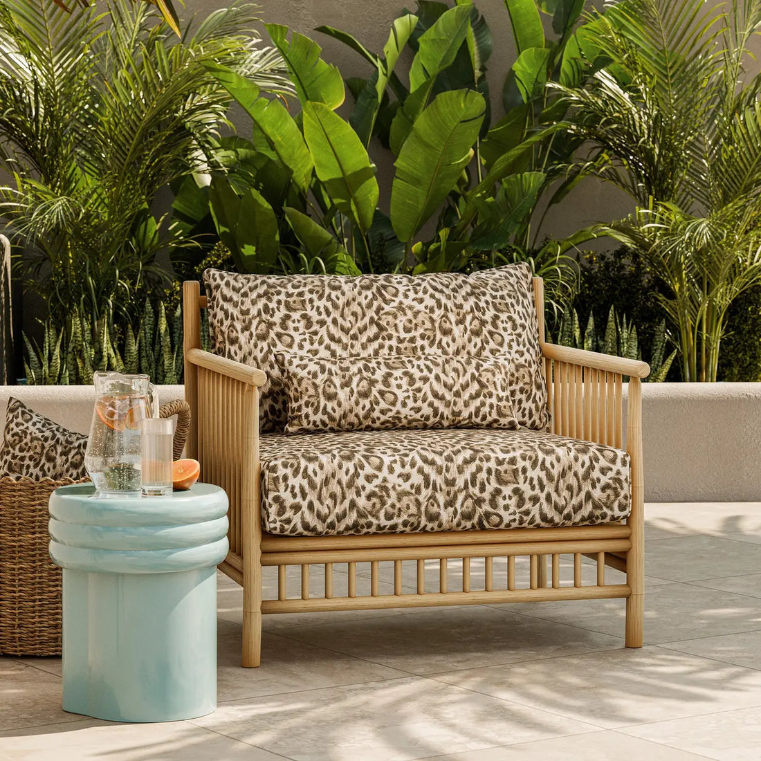 Harlequin in-outdoorstof Felis Bronze CCF0866-03