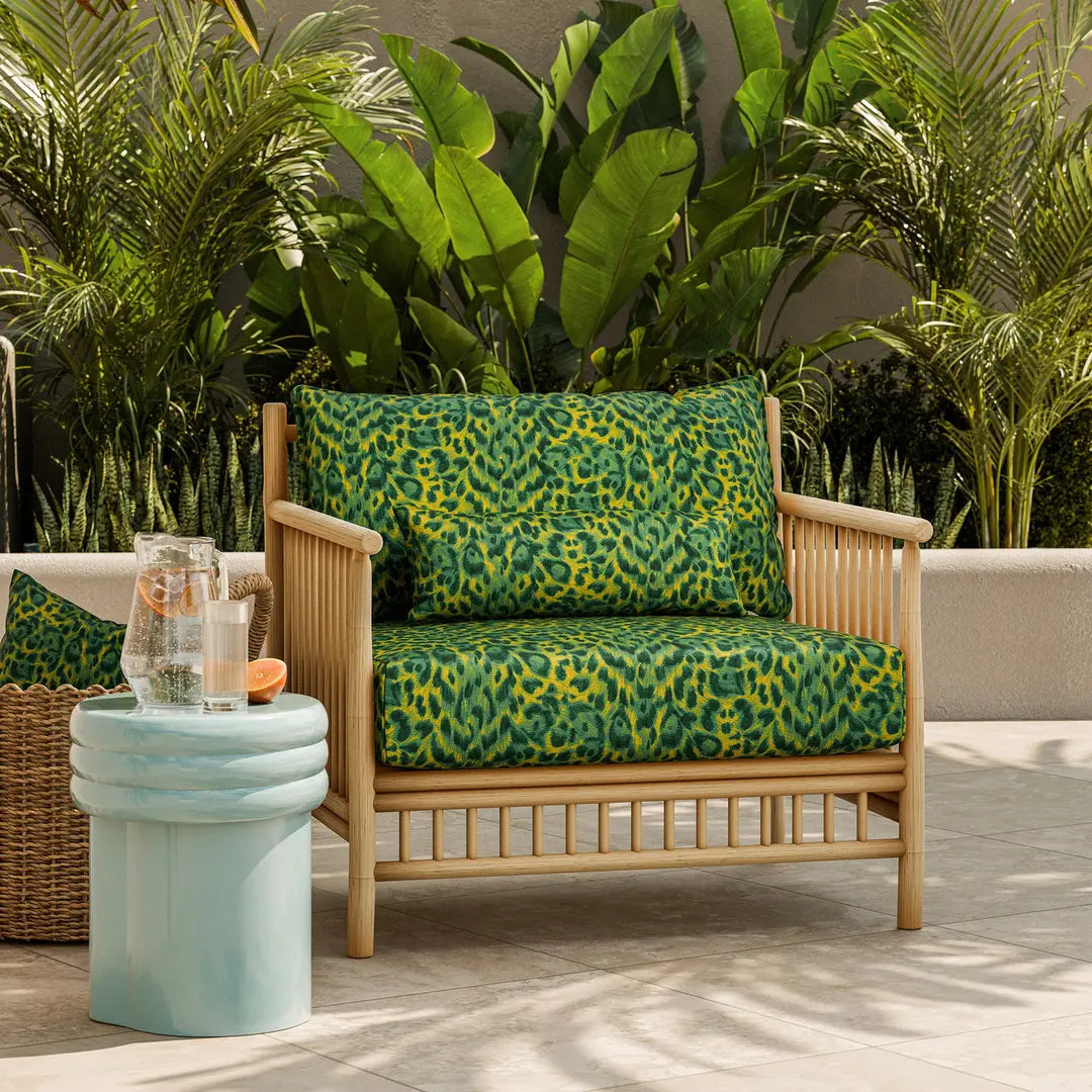 Harlequin in-outdoorstof Felis Lime CCF0866-02