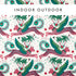 Harlequin in-outdoorstof Lynx Green CCF0868-03