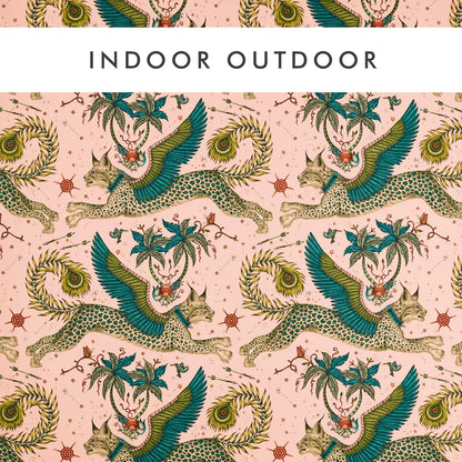 Harlequin in-outdoorstof Lynx Pink CCF0868-01