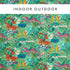 Harlequin in-outdoorstof Paradise lost Green CCF0869-01