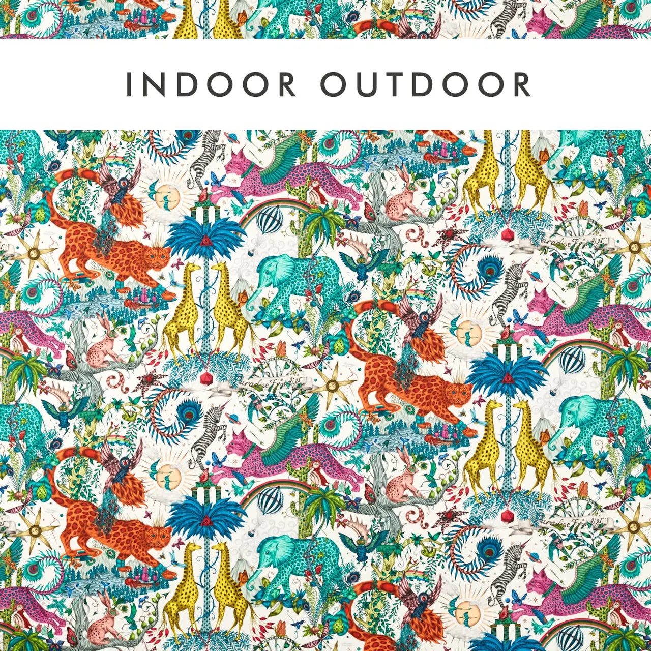 Harlequin in-outdoorstof Paradise lost Ivory CCF0869-02