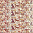 Harlequin stof Kantha Indigo/Maroon HFUF134779
