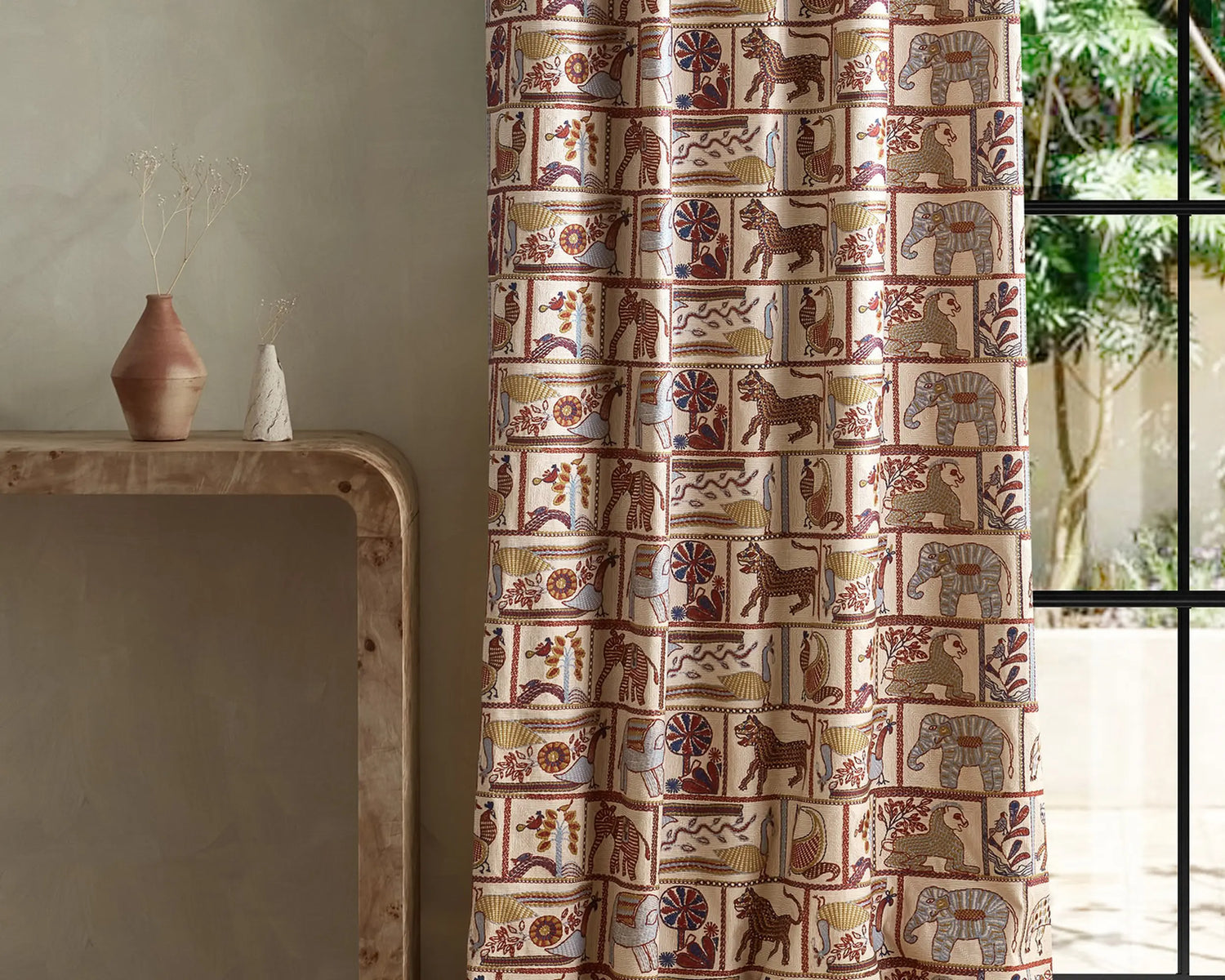 Harlequin stof Kantha Indigo/Maroon HFUF134779
