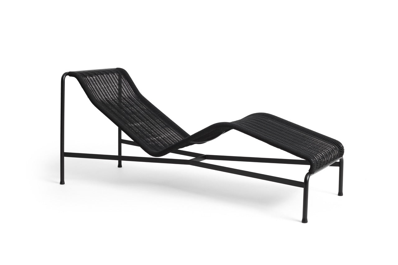 Hay Palissade Cord Chaise Longue in de kleur antraciet 