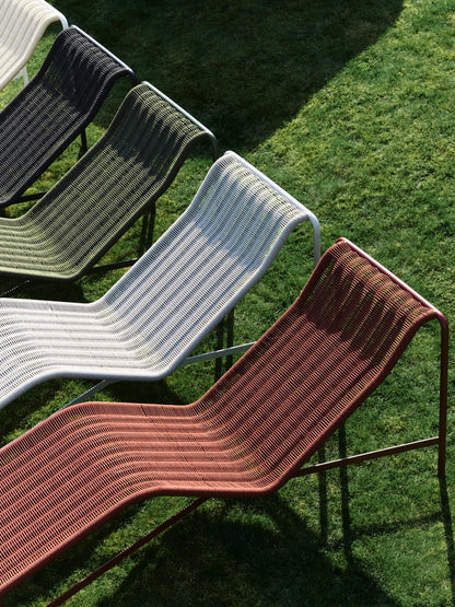 Hay Palissade Cord Chaise Longue kleuren outdoor set