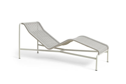 Hay Palissade Cord Chaise Longue in de kleur Sky Grey 