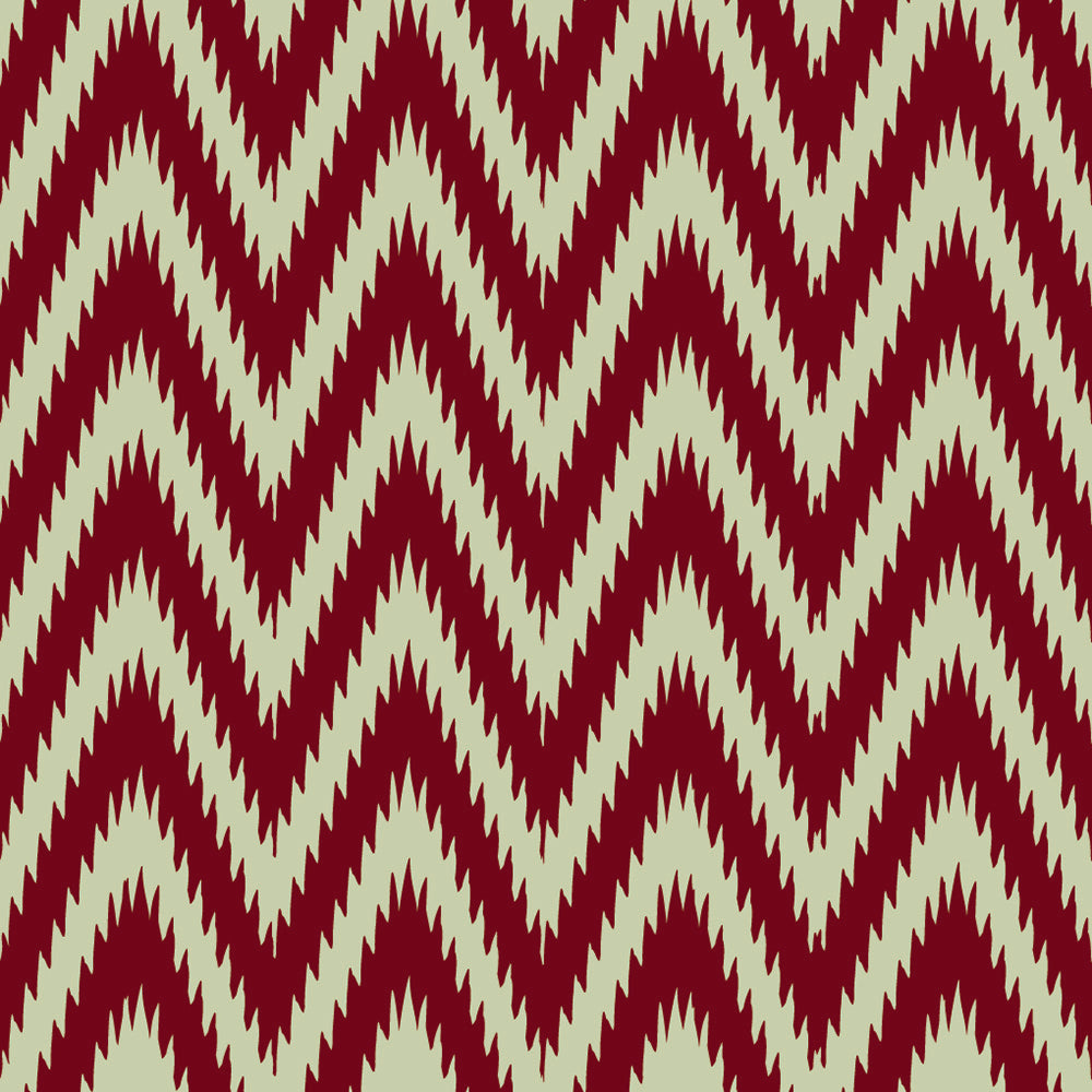 Ivy House behang Chevron Crimson IHW0003