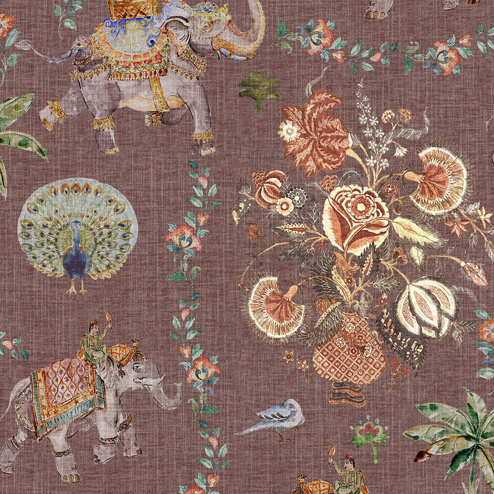 Ivy House behang Jaipur Mauve IHW0024