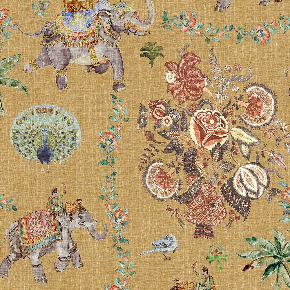 Ivy House behang Jaipur Light Brown IHW0025