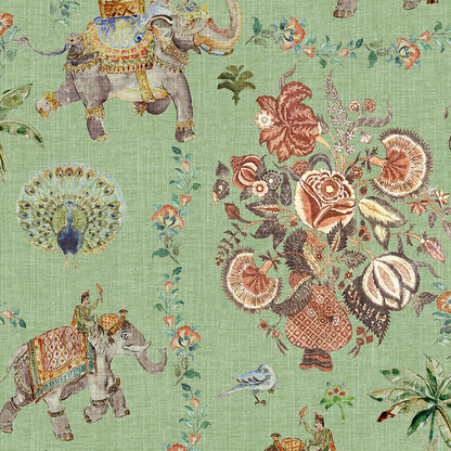 Ivy House behang Jaipur Green IHW0027