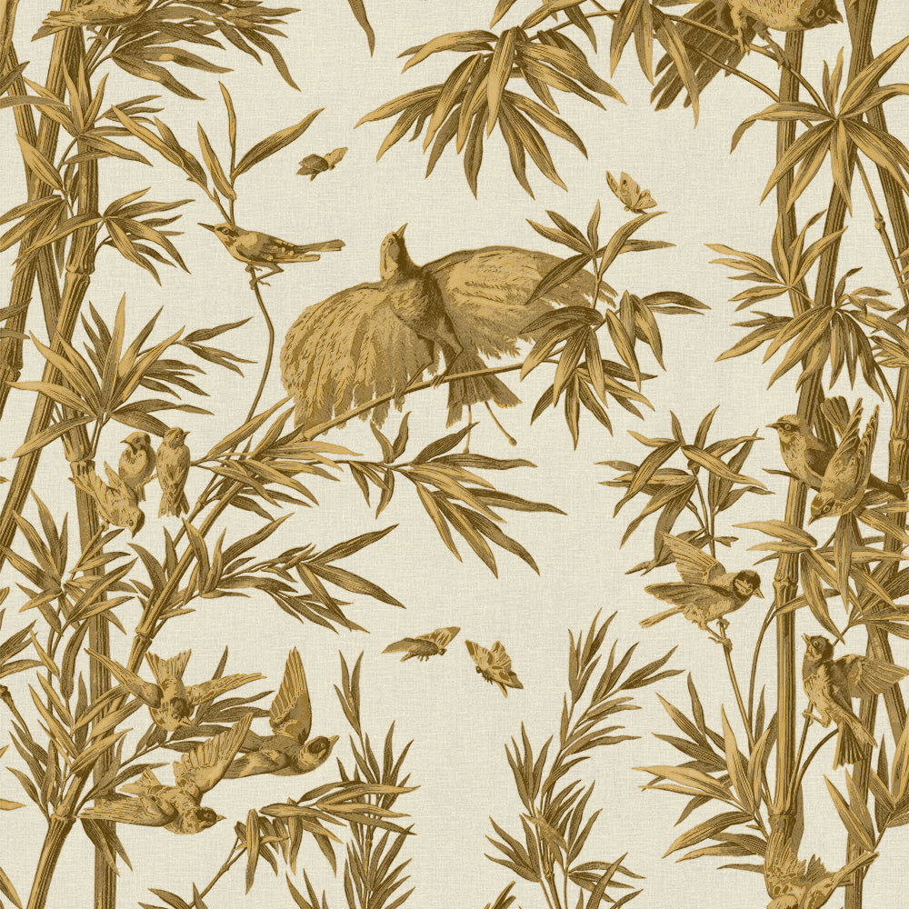Ivy House behang Ludaix Linen Toile Gold IHW0031