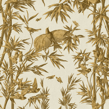 Ivy House behang Ludaix Linen Toile Gold IHW0031