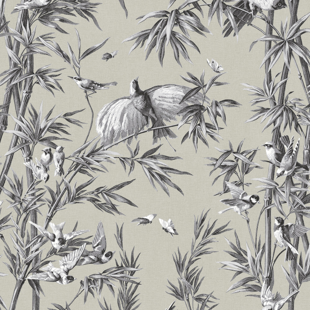 Ivy House behang Ludaix Toile Grey IHW0060