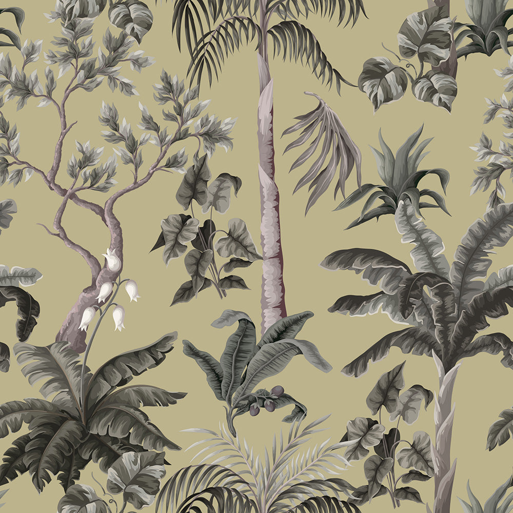 Ivy House behang Palm Woods Beige IHW0065