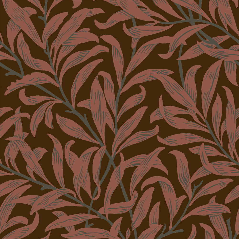 Ivy House behang Willow Bough Brown IHW0082